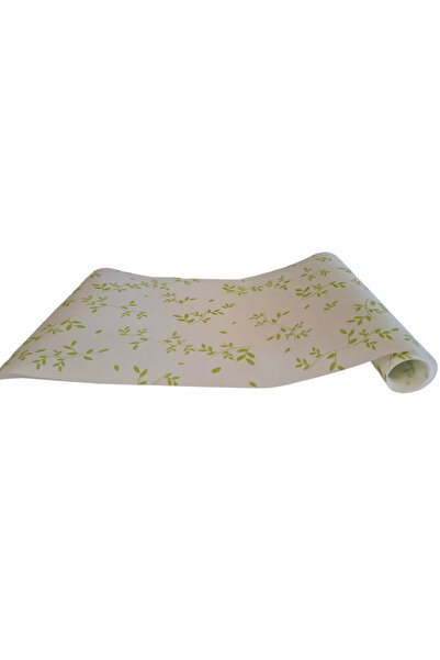 CARBOY Căptușeală pentru sertare de bucătărie, EVA, albă cu verde, 1,5 m