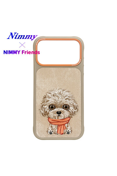 Nimmy Συμβατή με iPhone 17 Pro, θήκη 3D με λεπτομέρεια ματιών σκύλου, πραγματ...