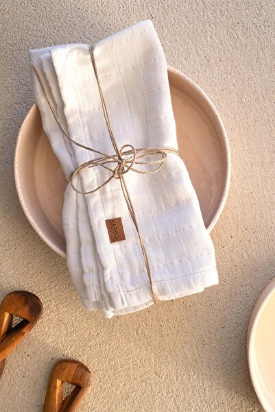 Barine Muslin Napkin White 50X50 cm