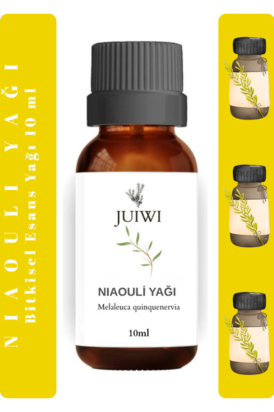 JUIWI Niaouli Uçucu Yağı Distilasyon Doğal 10ml Buhurdanlık Yağı Difüzör Yağı...