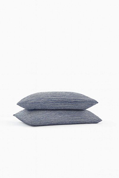 Barine Набір з 2 декоративних наволочок Crinkle, синій