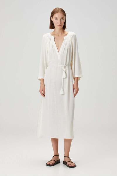 Barine Φόρεμα Poseidon - Εκρού