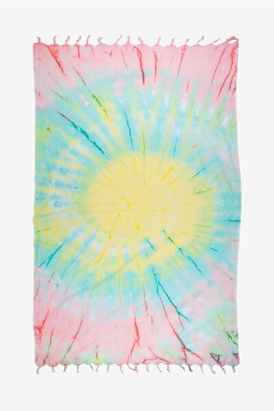 Barine Твіст Батик Фарбування Пештемаль Пастель 90x170