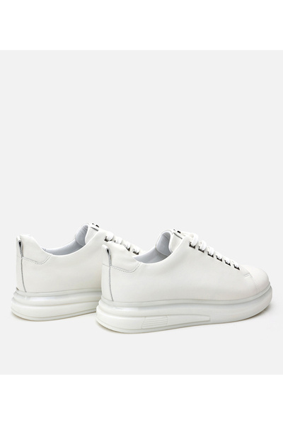 Hotiç Men's Leather Beige Casual Shoes