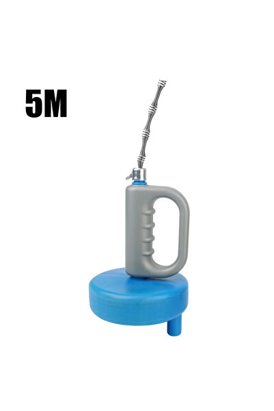 Choice 5M Toilet Sink Drain Unblocker Sewer Pipe Plunger Dredge 5/7/10 Meters Handheld Extendable Bathroom