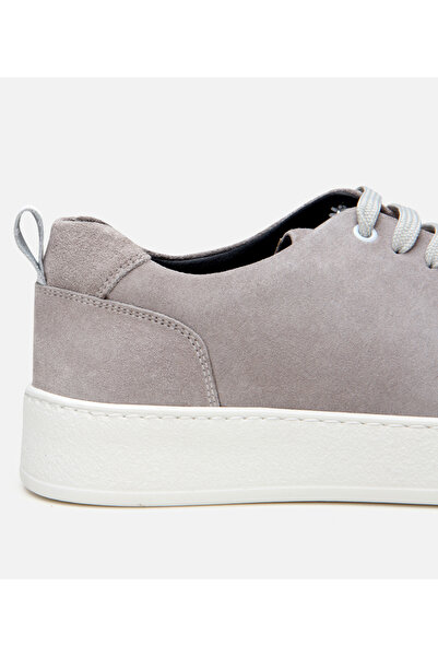 Hotiç Erkek Süet Deri Gri Hafif Tabanlı Spor Ayakkabı