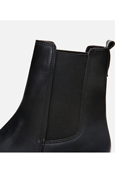 Hotiç Kadın Siyah Kalın Tabanlı Düz Bot