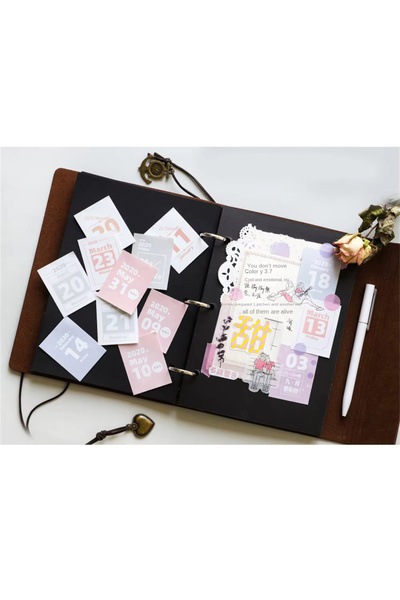 PYKA HOME SHOP Album foto, GuestBook , 27 x 20cm, cu foi negre, coperta din piele ecologica
