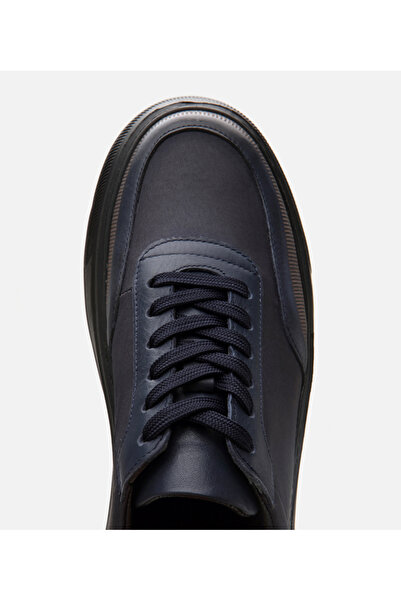 Hotiç Erkek Deri Lacivert Ultra Hafif Tabanlı Spor Ayakkabı