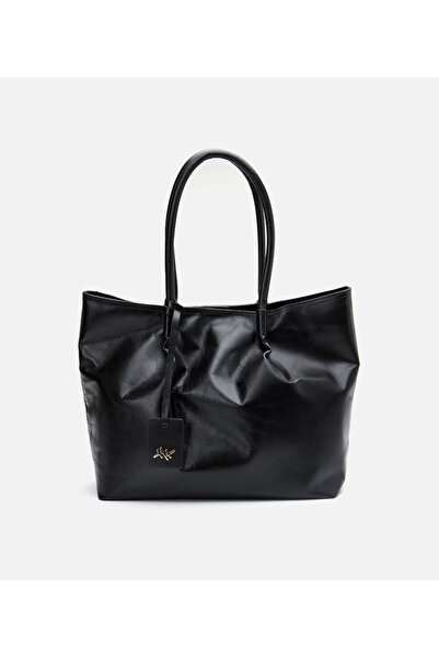 Hotiç Genuine Leather Black Women's Bag