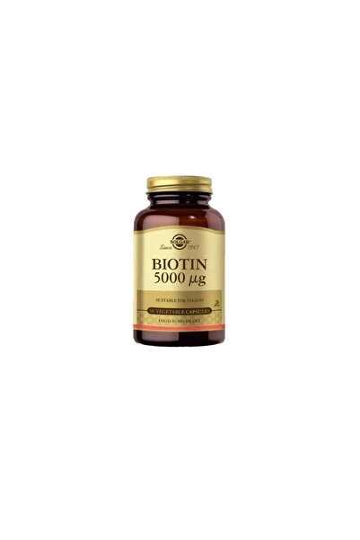 Solgar Biotin 5000 Mcg 50 Kapsül