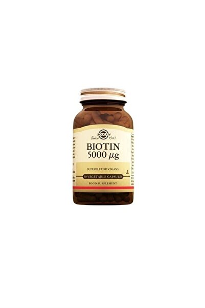 Solgar Biotin 5000 Mcg 50 Capsules