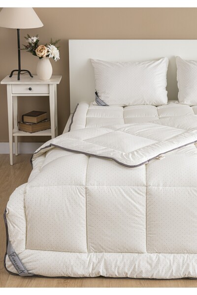 homewell 100% PURE BAMBOO HYPOALERGENIC DOUBLE PERSONAL BEANIM CREAM