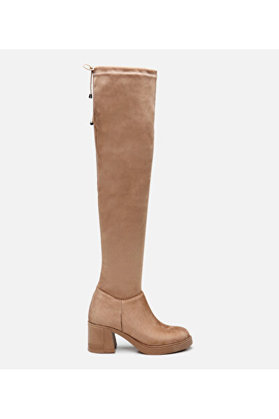 Hotiç Women's Mink Over-The-Knee Boots