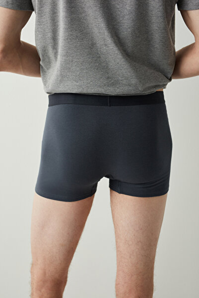 Penti Herren-Boxershorts „Basic Triple Anthrazit“.