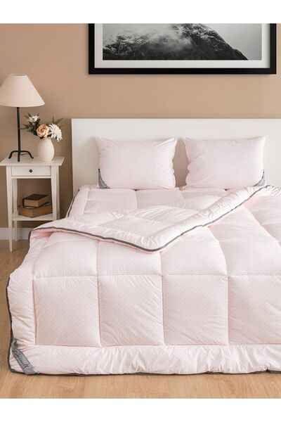 homewell 100% PURE BAMBOO HYPOALERGENIC DOUBLE PERSONAL QUILT PINK
