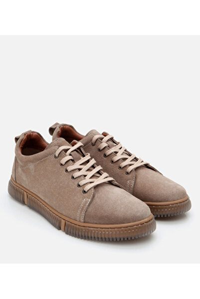 Hotiç Men's Suede Leather Mink Sports Shoes