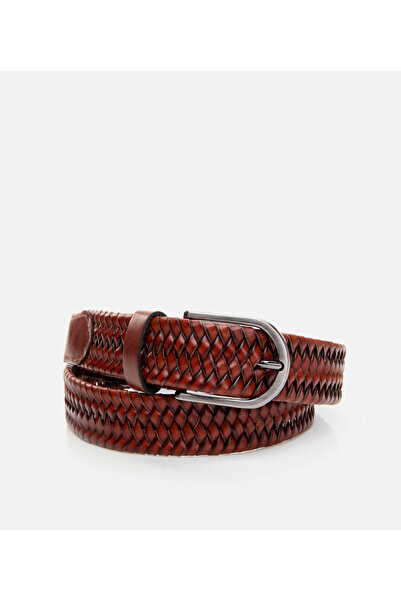 Hotiç Men's Leather Tan Belt