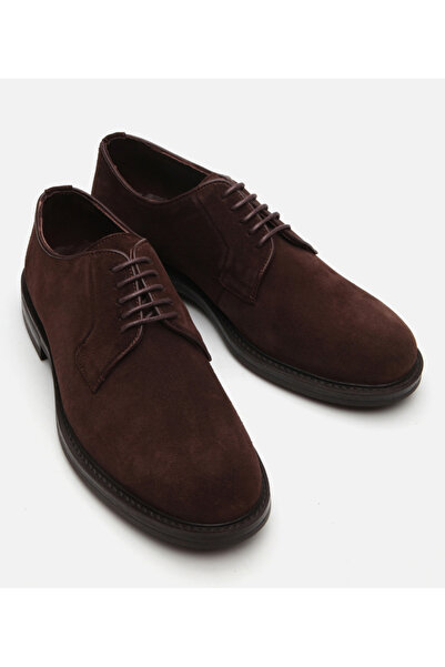 Hotiç Men's Leather Brown Casual Shoes
