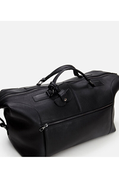 Hotiç Black Genuine Leather Men's Bag - Danilo Zanna