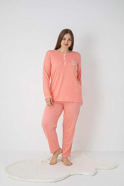 Alperi BATTAL UZUN KOL PİJAMA TAKIMI B790-36