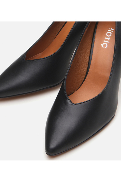 Hotiç Women's Leather Black Stiletto