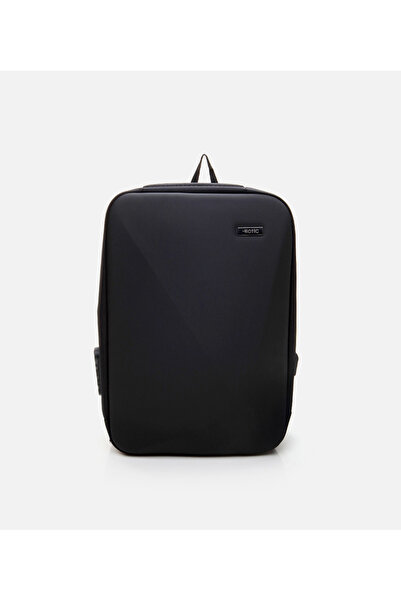 Hotiç Black Backpack for Men