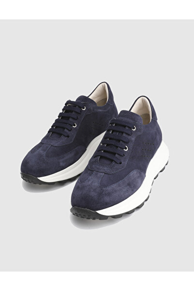 İLVİ Dubbo Süet Deri Lacivert Erkek Spor Ayakkabı