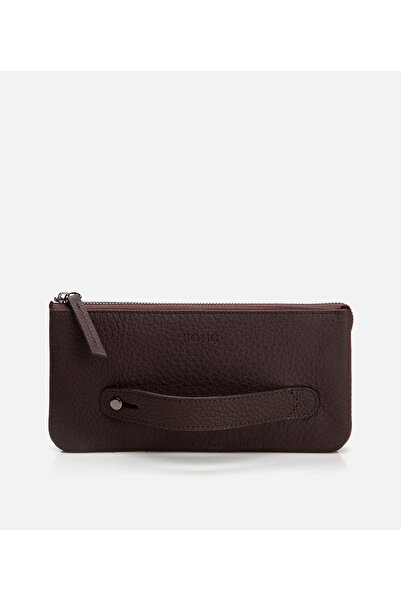 Hotiç Men's Leather Brown Handbag