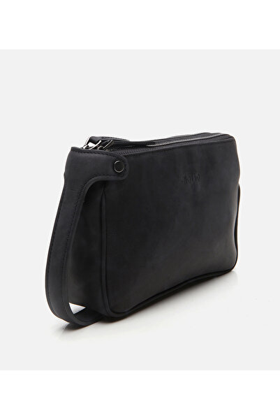 Hotiç Genuine Leather Black Men's Bag