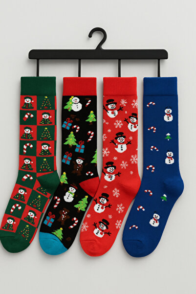 Socks Stations Set- Winter Themed Socks Set Patterned Socks Colorful Socks Women's and Men's Socks Quality Socks
