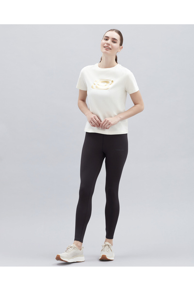 SKECHERS W graphic tee big logo t-shirt women white tshirt s221508-102