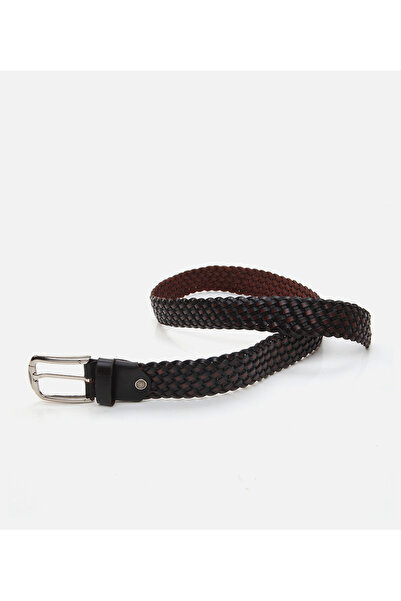Hotiç Genuine Leather Brown Men's Belt