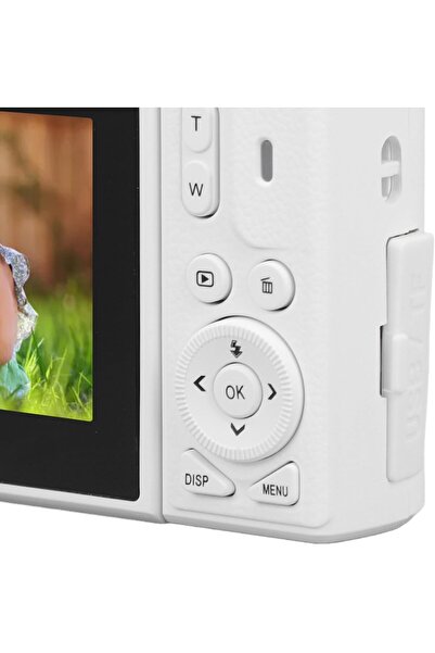 DKH Digital Camera, Autofocus UHD 4K Vlogging Camera with 3 Inch Flip Screen, 64MP 18X Digital