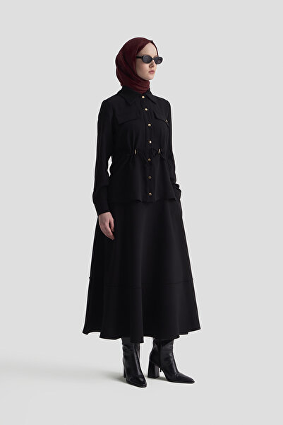 Armine Adjustable Waistband Skirt Suit Autumn-Winter