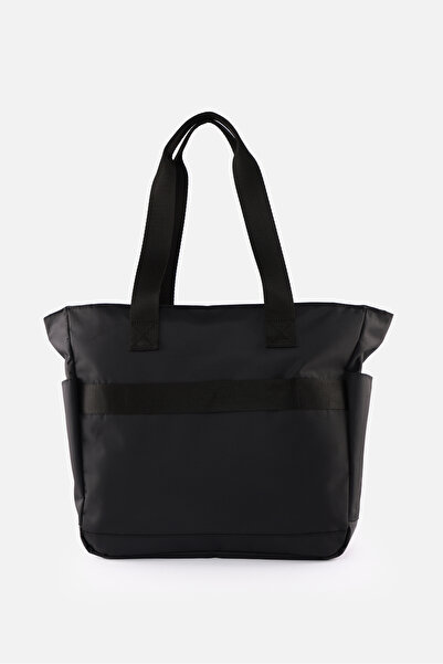 ICONE BAG Daily Water Repellent Bag - Laptop Compartment, Quilted Detail, Multi-Pockets, Bottle Compartment, Suitcase Attachment