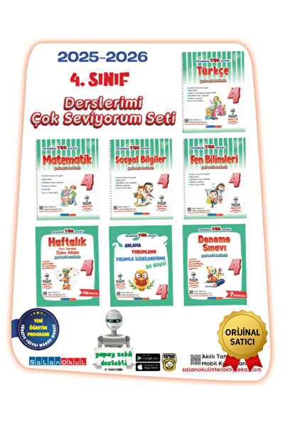 SO SALANOKUL SALAN OKUL RESMİ VE ORİJİNAL SATICI 4. SINIF SETİ