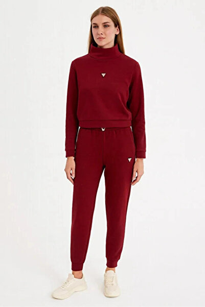 Guess Olympe Kadın Mor Aktif Modal Karışımlı Scuba Sweatshirt V4YQ05KCAY2-G4P2