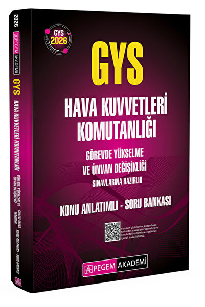 Pegem Akademi Yayıncılık 2026 GYS Hava Kuvvetleri Komutanlığı Konu Anlatımlı ...
