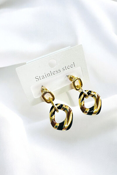 PETEK AKSESUAR Metal Sallantili Küpe