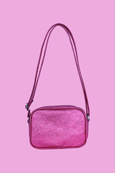 ICONE BAG Fuchsia Icone Children's Shoulder Bag - Heart Quilted Detail