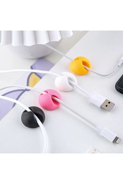 STUMBANNG مشبك تثبيت الكابل باللونين الأبيض والأسود 10 قطع