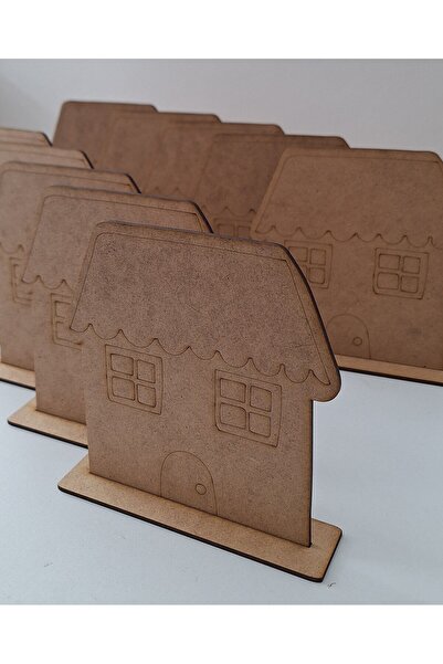 Ebrulisler 10 Pieces Home Activity School Course Activity Kindergarten Nursery Wooden Painting Set