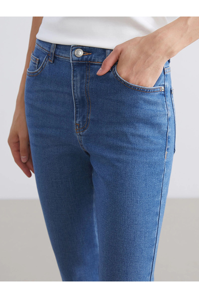 LC Waikiki Lcw jeans indigo flare women's jean pants