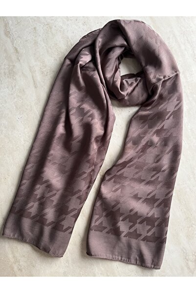 ARMANDA Kazayağı desen İpeksi şal