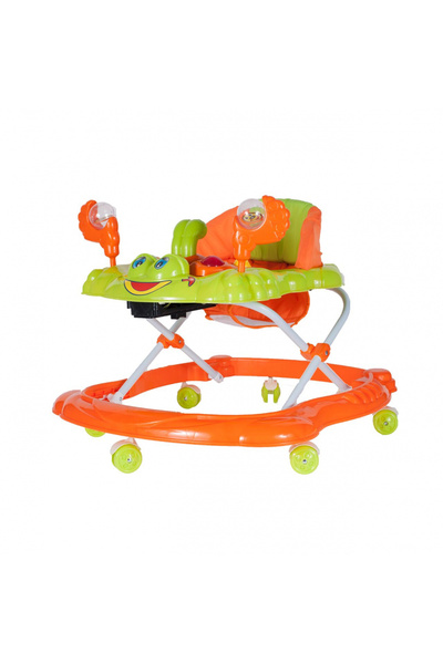 MalPlay Baby Walker with Sounds and Lights Crab Orange/Green