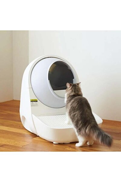 Catlink Scooper Beyaz Kedi Tuvaleti Basamağı - Litter Takibi, Ergonomik Erişim ve Geniş Depolama