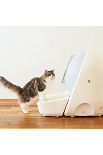 Catlink Scooper Beyaz Kedi Tuvaleti Basamağı - Litter Takibi, Ergonomik Erişim ve Geniş Depolama