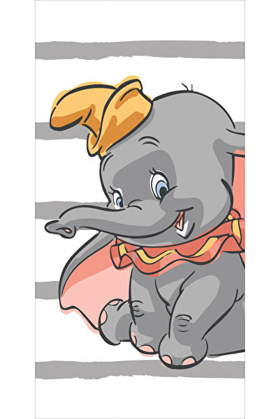 Dumbo Кърпа за баня Disney, плажна кърпа Stripe 70*140 см