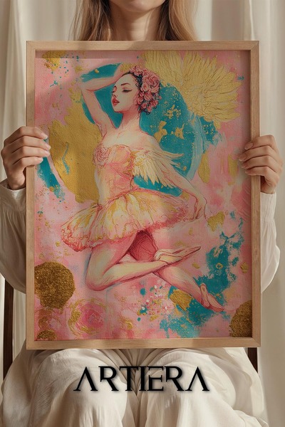 Artiera Πριγκίπισσα Όνειρο Νεράιδα Κορίτσι Μπαλαρίνα Παιδικό Δωμάτιο Ξύλινος ...